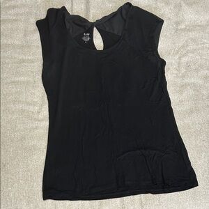 Mossimo Supply Co. Black Cap Sleeve Top